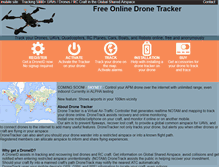 Tablet Screenshot of dronetrack.org